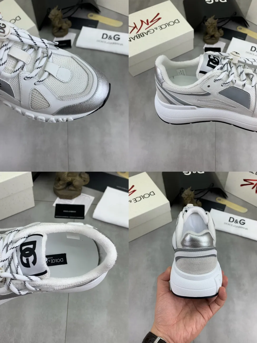Men's men's shoes 💰P580💰[New model] Couple 🧑‍🤝‍🧑 style Top original order quality Synchronized with "DOLCE&GABBANA [Dolce & Gabbana] ~ High quality." Effect Low-top casual DG men's shoes, loved by many celebrities, using high-end imported top-layer calfskin splicing design + cowhide feet, simple and elegant, perfectly interpreting the latest inspiration of shoes, integrating classics and fashion. Luxurious dreams, dominating fashion Suitable for drivers, light and comfortable to drive, light and breathable for outdoor travel, high-end quality, trustworthy, 6️⃣colors🉑️ to choose from! Code number: 35-46